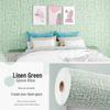 Self-Adhesive Linen Wall Stickers: Waterproof, Solid Color Decor for Bedroom and Living Room