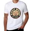 Piggly Tshirt Simple Solid Color Crew Neck Tee