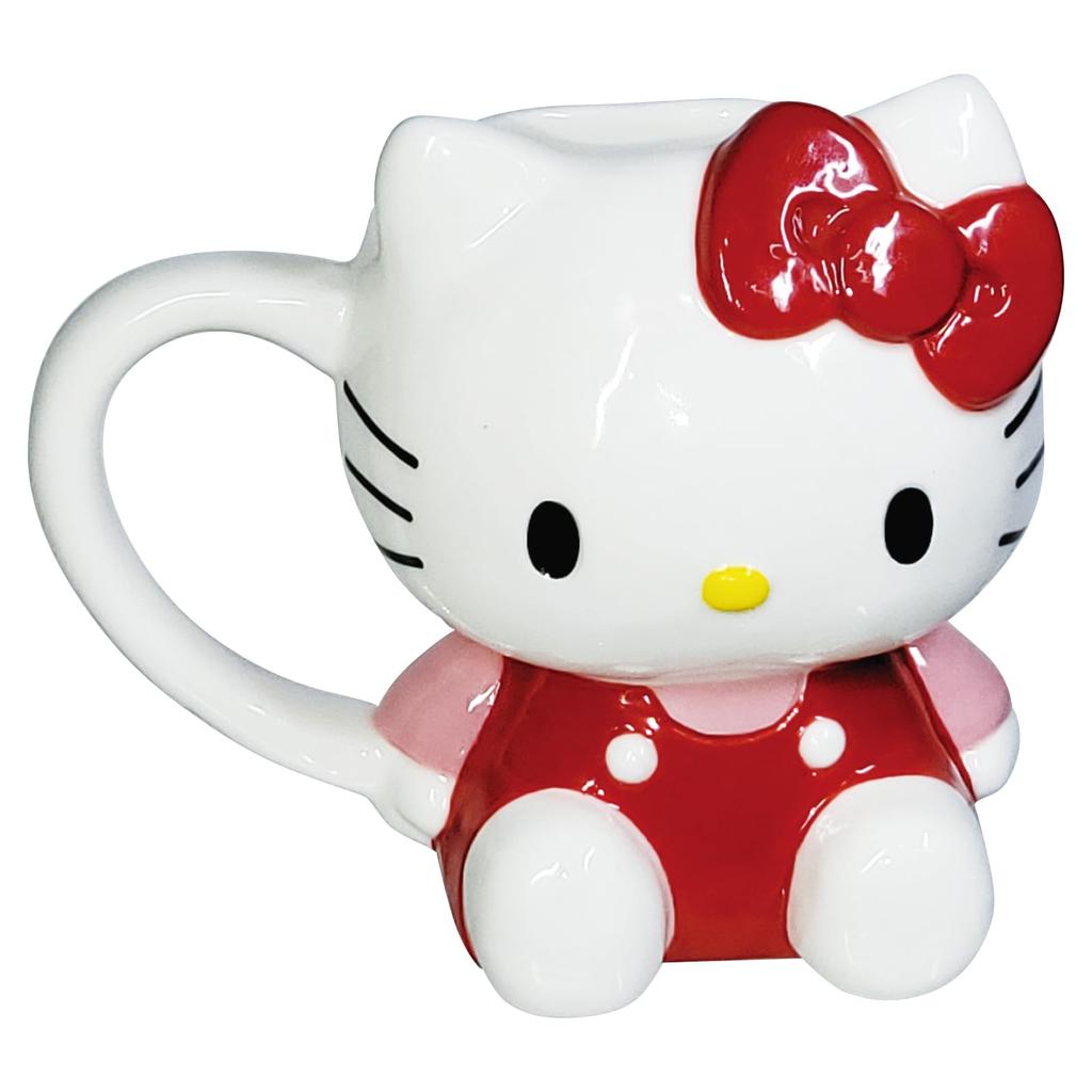 Sanrio Hello Kitty Mug, approx. 200ml, Die-Cut, Kitty-chan, Sanrio Merchandise, Tableware, SAN4359-1