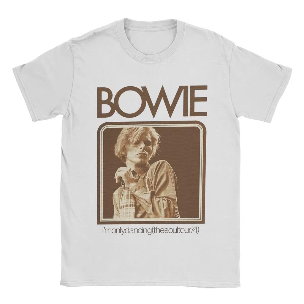 Davids Bowied Herren T-Shirt Neuheit T-Shirts Kurzarm Rundhals T-Shirts Reine Baumwolle 4XL Oberteile