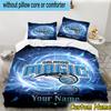 3pcs Custom Name basketball Orlando Logo Bedding Set Includes 1 Duvet Cover & 2 Pillowcases for All Seasons Dormitory Home Decor Christmas gifts