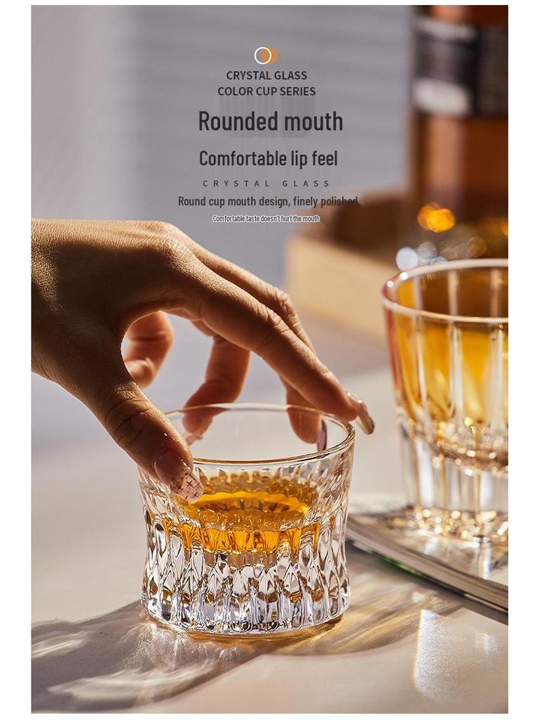 Edo Kiriko Luxury Crystal Glass: Bar, Restaurant, or Home Whiskey and Water Cup