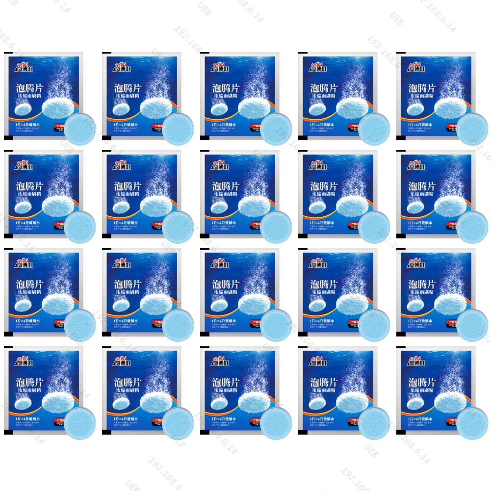 Bruistabletten Reiniging Auto Ruitenwisser Glas Solide Reiniging Geconcentreerde Tabletten Reinigingsmiddel Auto Voorruit Glas Solide Reiniger
