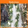 Flower Vines Artificial Wedding Table Decor With Plastic Roses For Scenes Garden