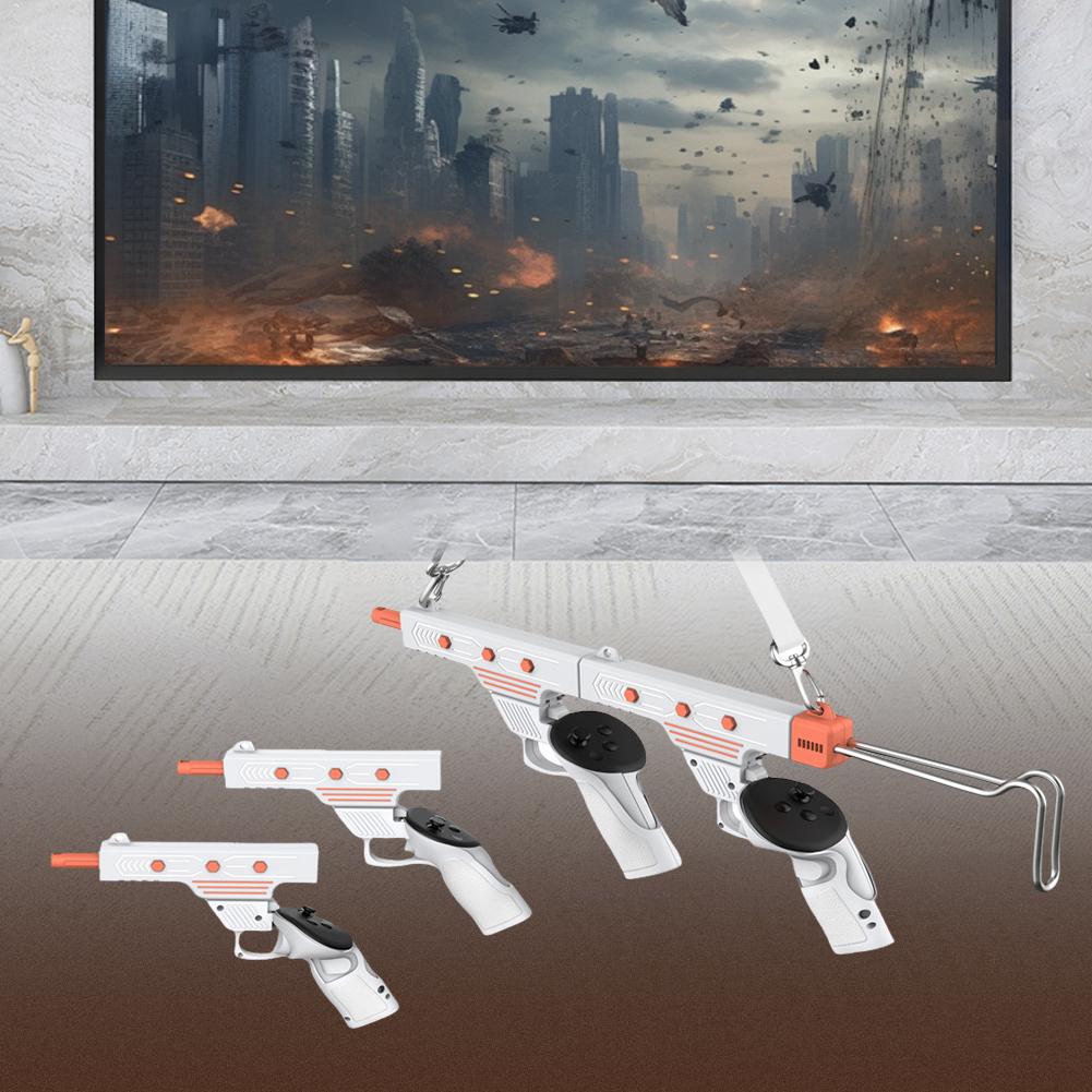 VR Gunstock VR Game Accessories VR Controller Stock Rifle Adapter Shooting Controller Handle for Meta Quest 3/Quest 3S