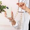 Personalized Round Messenger Chain Handmade Beaded Love Mobile Phone Lanyard Pendant Single Shoulder Strap Bag Chain