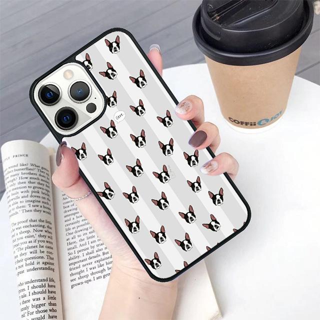Cute French Bulldog Phone Case Cover For iPhone 17 Air 16 15 14 Plus For Apple 16 11 12 13 Pro Max Coque
