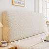 Solid-color Elastic Headboard Cover All-inclusive Headboard Cover Bedroom Dust-proof Cover Backrest Protection Sleeve