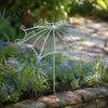 Metal Plant Trellis for Climbing Plants Vintage Umbrella Garden Trellis, Support, Shape Decorative Stand Terrace Vines Roses Clematis,