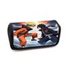 NARUTO Cartoon Anime Pencil Box Double Layer Flip Pen Case Lightweight Stationery for Kids School Daily Use,Boys&Girls Ages 5-11