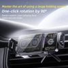 Wireless Car Charger 20W Auto Phone Clamping Stand 90 Degree Rotation Car Phone Holder Charger with LED Light for Car Interior