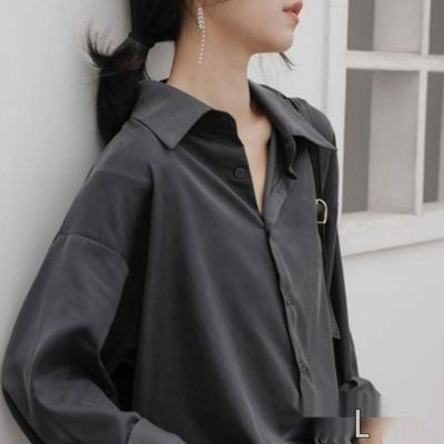 Women's 2025 Retro-Style Loose Long Sleeve Layered Shirt - Cool and Casual Autumn Wear
