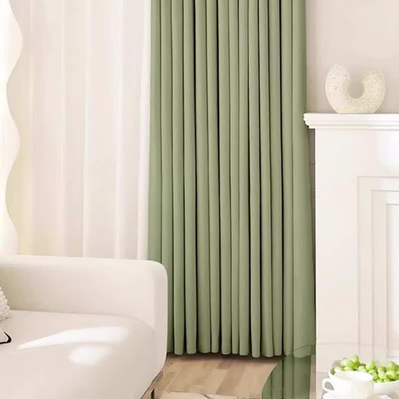 Gureide Full Blackout Cream Style Bedroom Curtain