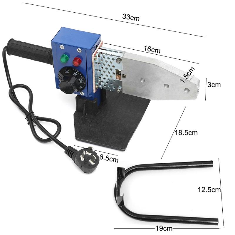 800W/1000W Electric Hot Welding Machine Heating Tool PPR PE PP Tube Pipe Welding Machine
