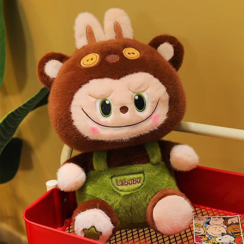 

Capybara Labubu Dungarees Plush Toy - Large, Cute Gift for Friends 30cm