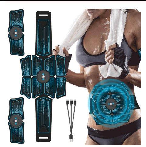

Eight-Piece Muscle Training Belt Device