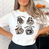 What Cat Ice Is Funny Fun Cat T Shirt Summer Pure Loose Gray Short Sleeved T-shirt Men Women Tees Couple Tops