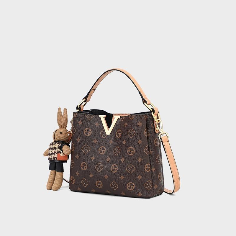 Bucket Bag Women's New Autumn and Winter Presbyopia High-end Commuting Shoulder Messenger Bag Handbag Luggage