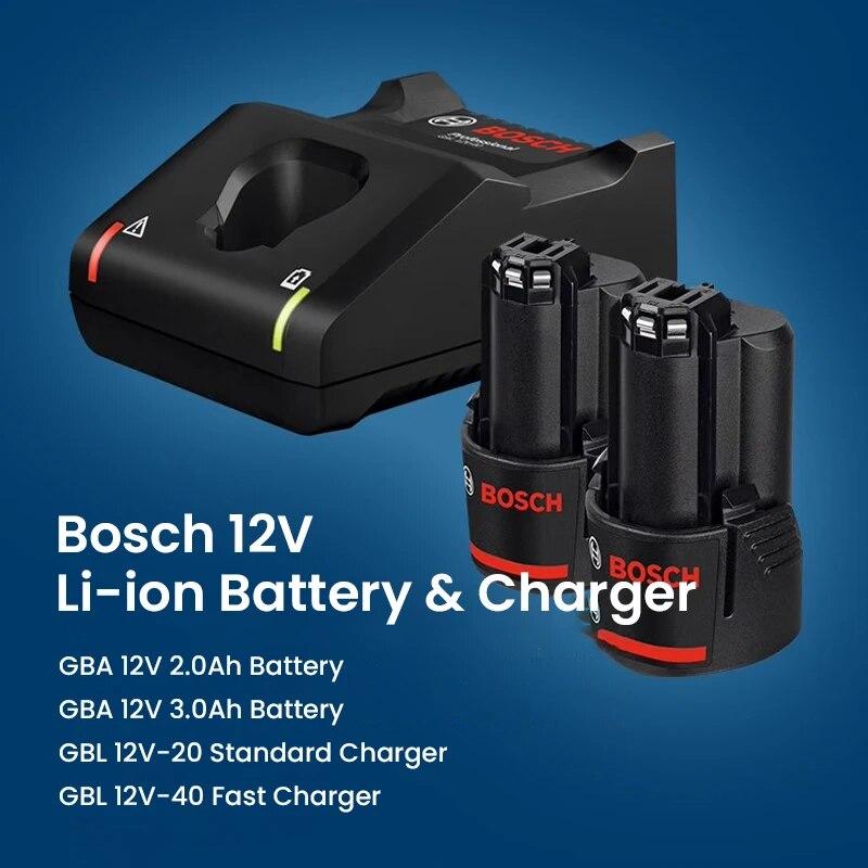 Bosch GBA 12V-2A  GBA 12V-3A  12V Battery Compatible with Bosch 12V Li-ion Power Tools