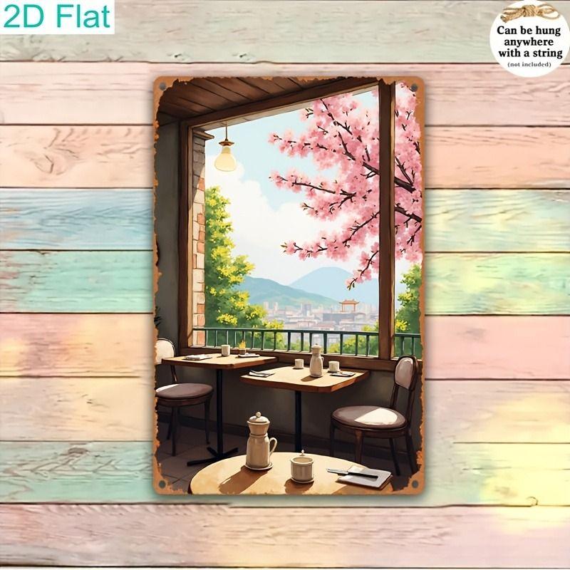 Spring Breath Decorative Wall Art, Metal Sign 20x30cm