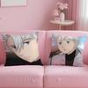 anime AI no Idenshi Cushion Cover Soft  EasyWash Pillow Case  Versatile for Couch Bed Travel and Office