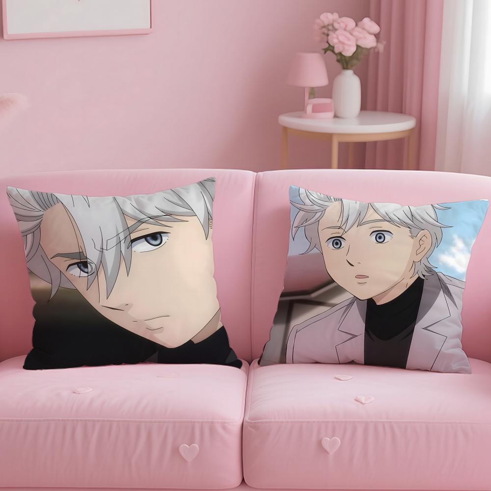 anime AI no Idenshi Cushion Cover Soft EasyWash Pillow Case Versatile for Couch Bed Travel and Office