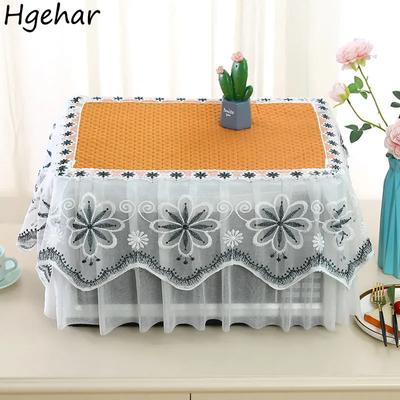 Microwave Oven Covers All Inclusive Lace Decorative Dust Cover Household Kitchen Oil-proof Antifouling Refrigerator Universal