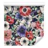 Wallpaper Colorful Anemones, Buttercups and Berries In Watercolor Style 50x1000
