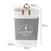 Foldable Laundry Basket with Handle Large Capacity Storage Basket for Clothes Toys Sundries Portable Household Storage Box