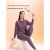 Hengyuanxiang Women's 10A Antibacterial Air Cotton Thermal Underwear Set