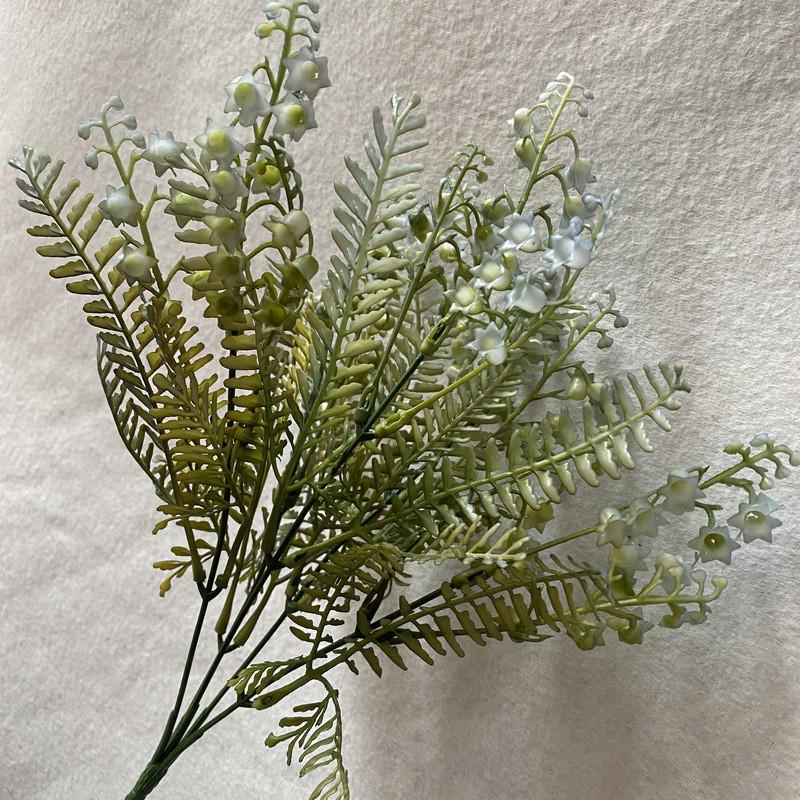 Plastic Flexible Artificial Hemiboea Bicornuta Plants Decoration Table