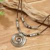 Vortex Totem Retro Bohemian Women's Necklace Pendant KTJ