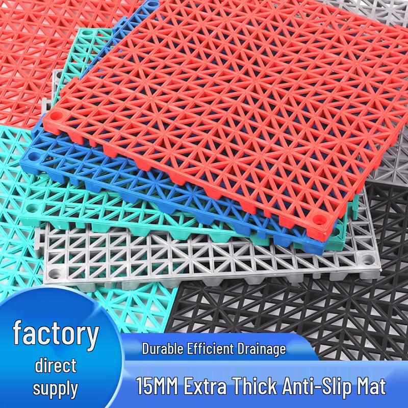 Oujiewang Ineinandergreifende rutschfeste Badezimmer-Matte