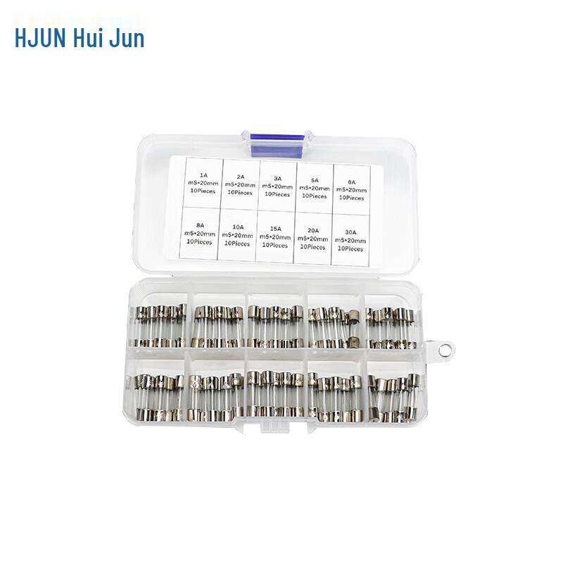 HUIJUN 5x20mm Glass Fuses