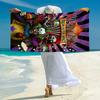Horror Clown Circus Fashion Beach Towel: Ideal for Summer Adventures Soft, absorbent and quick drying suitable for swimming and bathing