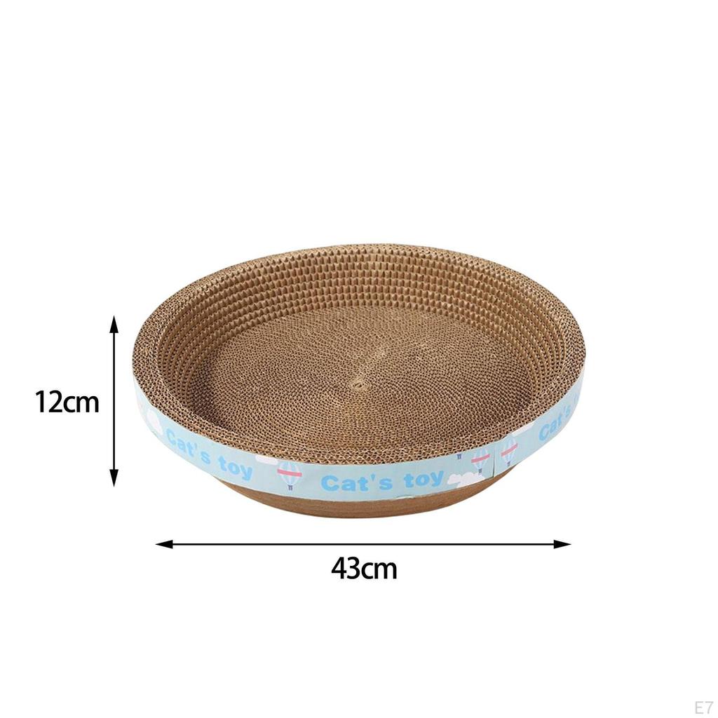 Scratching Bed with Circular Design for Indoor Feline