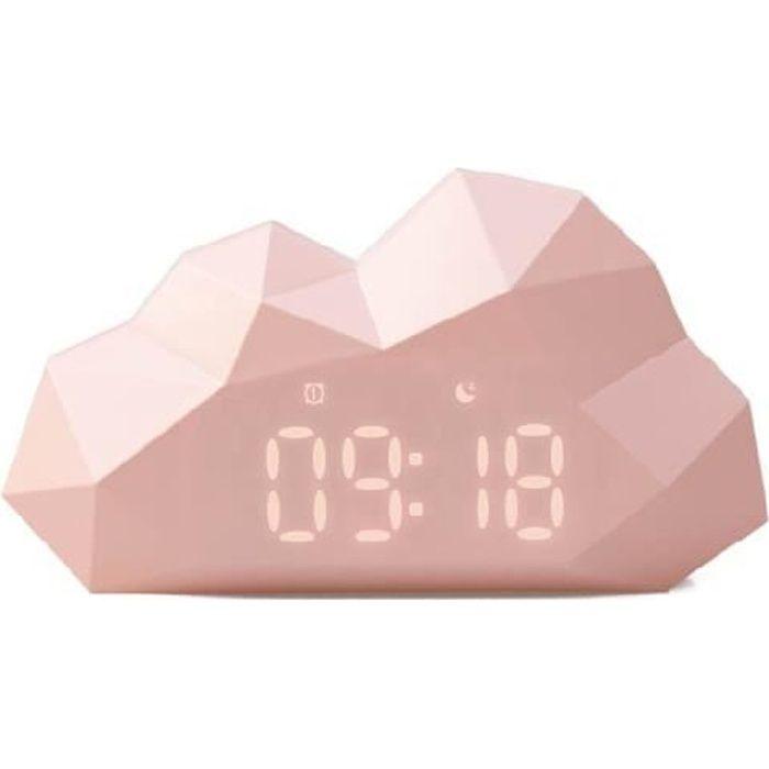 Réveil Connecté Et Intelligent Mini Cloudy - MOB Rose Bonbon