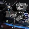 Helicopter Air Freshener Car Cute Car Aromatherapy Dog Pilot Car Air Purifier With 2 Fragrant Tablets Car Perfume Air Freshener