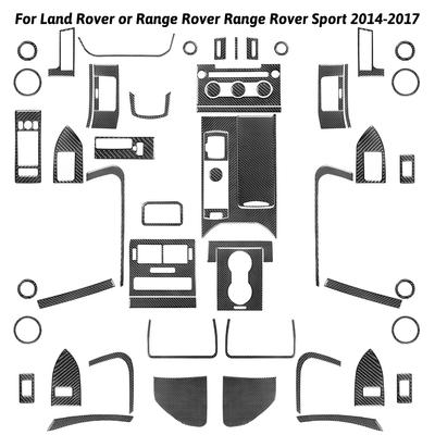 Car Interior Decoration Carbon Fiber Stickers For Range Rover Range Rover Sport 2014-2017 Styling