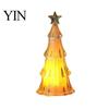 Festive Bookshelf Ornament Christmas Tree Night Light, LED Decorative Lamp for Bedroom And Party Atmosphere Safe Flameless Light Lighting, Plastic