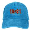 Who Still Rock Baseball Caps Peaked Cap 1981 40th Anniversary Sun Shade Hats for Men