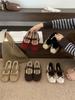 French Bow Huge Good-looking Super Fire Fluffy Winter Shoes Mary Jane Single Shoes Fluffy Shoes Women Wear Velvet