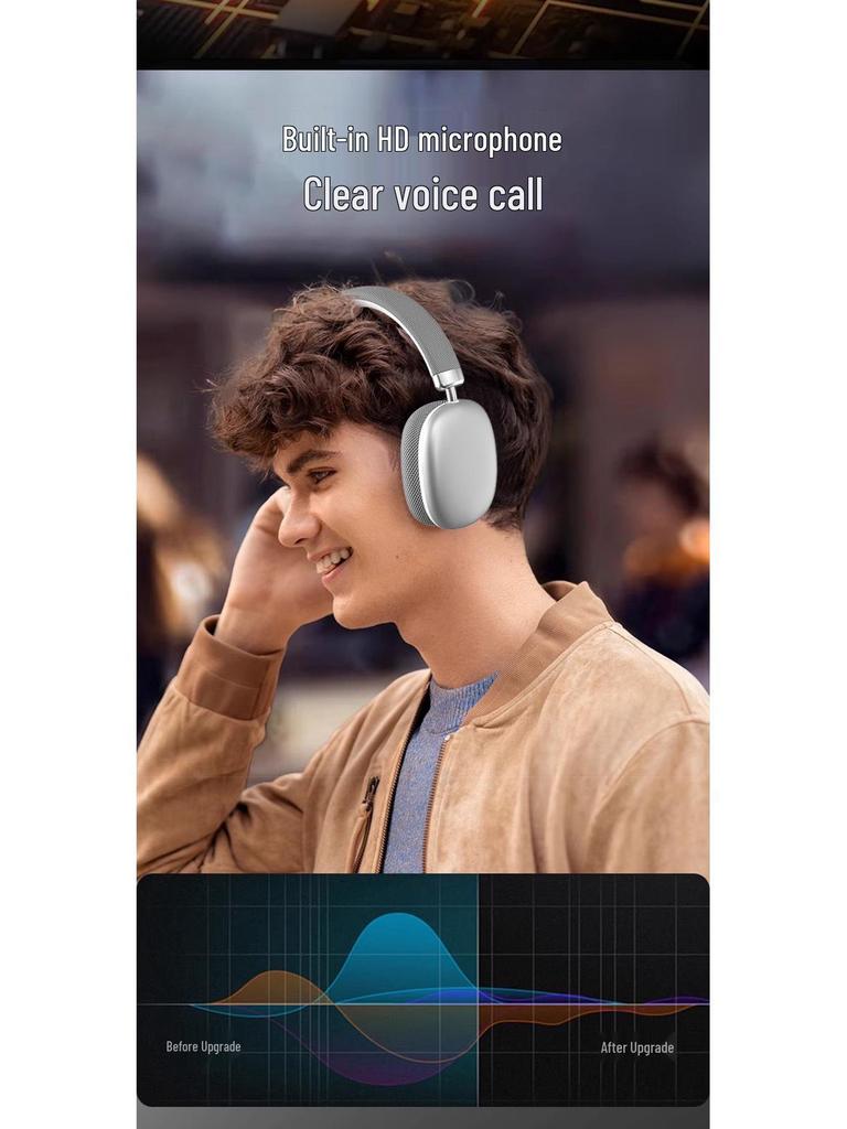 Custom Mold Wireless Bluetooth Over-Ear Sport Gaming Headset