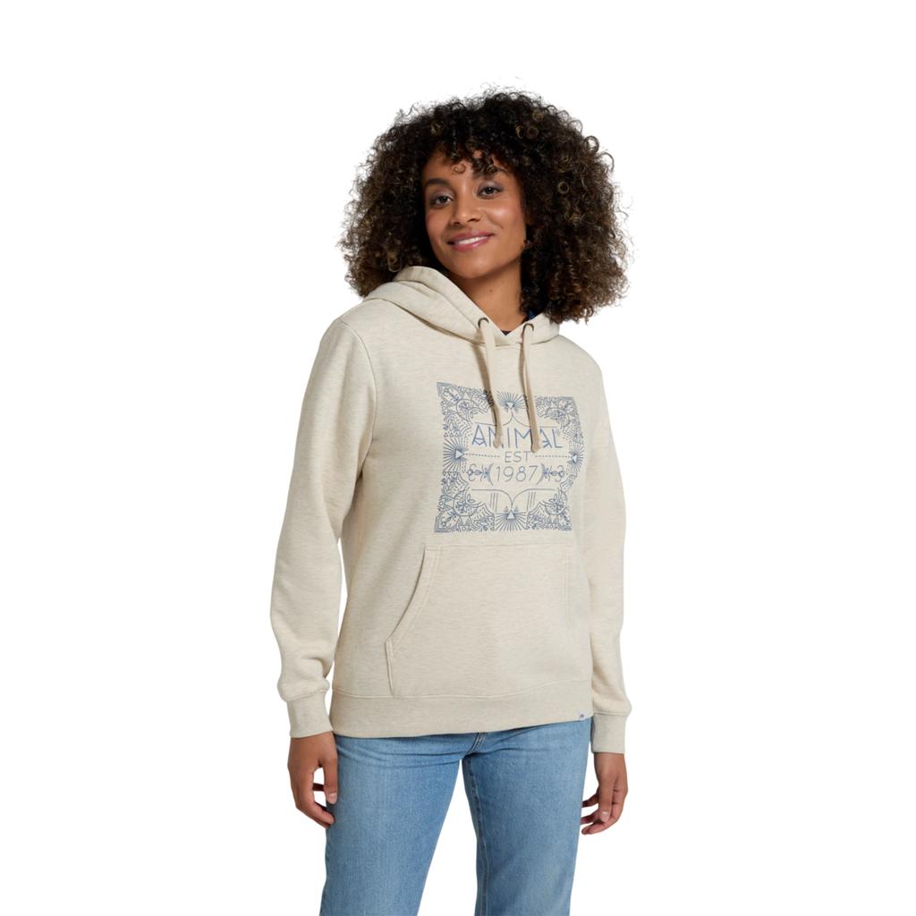 Animal Womens/Ladies Maya Graphic Print Organic Hoodie