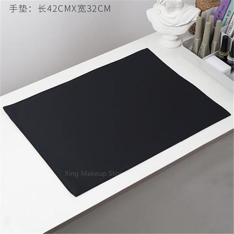 New Simple PU Leather Curved Nail Hand Pillow Set Rest Pillow Arm Rest Cushion Holder Arm Rests Nail Art Stand Manicure Tools 4#