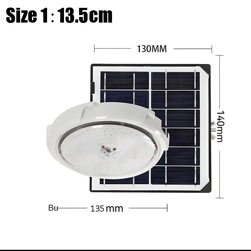 

Солнечный потолочный светильник для дома, внутренний потолочный светильник для веранды, лампа на солнечной энергии для дома, спальни, с пультом дистанционного управления, наружное декоративное освещение