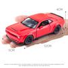 Dodge Challenger 1/36 Simulated Diecasts Metal Alloy Car Model Sound Light Pull Back Collection toys boys kids juguetes niños
