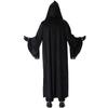 Источник Средневековый плащ костюм смерти, плащ мантия волшебника, костюм ближневосточного священника костюм на Хэллоуин