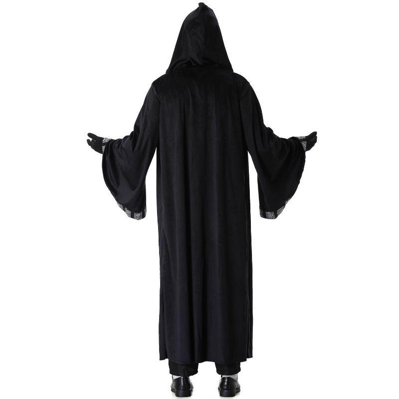 Source Medieval cape death suit, cape wizard robe, Middle Eastern priest costume Halloween costume