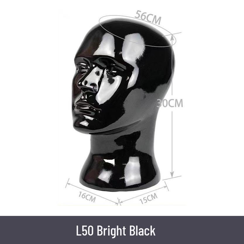 Multifunctional Display Mannequin Head for Spray Paint Hat, Bow Tie, Glasses, and Mask Props